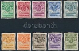 * 1933 Forgalmi Sor Mi 1-10 (1/2P Sárga Folt / Spot) - Andere & Zonder Classificatie