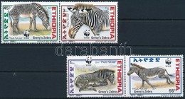 ** 2001 WWF: Grévy Zebra Sor Mi 1704-1707 - Other & Unclassified