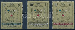 ** 1967 Téli Olimpia, Grenoble Sor Mi 613-615 - Andere & Zonder Classificatie