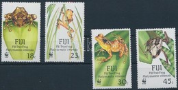 ** 1988 WWF: Fidzsi-fa Béka Sor Mi 586-589 - Andere & Zonder Classificatie