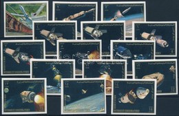 ** 1969 Űrkutatás Vágott Sor Mi 726-740 B - Andere & Zonder Classificatie