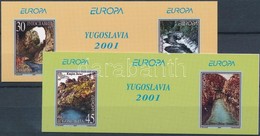 ** 2001 Europa CEPT, Éltető Víz 2 Db Klf Bélyegfüzet Mi 3031-3032 - Other & Unclassified