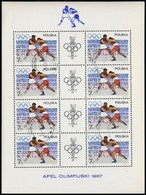 O 1967 Olimpia Kisív Sor Mi 1761-1768 - Andere & Zonder Classificatie