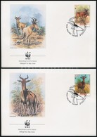 1991 WWF: Antilopok Sor  4 Db FDC-n Mi 1231-1234 - Andere & Zonder Classificatie