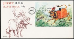 1997 Kínai újév Blokk FDC-n Mi 14 - Andere & Zonder Classificatie