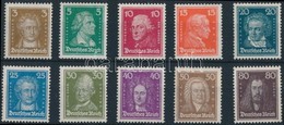 ** 1926 Híres Németek Sor 9 értéke Mi 385, 390-397 - Other & Unclassified