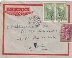 LETTRE MADAGASCAR. 18 10 38. MAJUNGA POUR LA FRANCE - Covers & Documents