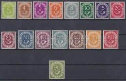 ** 1951 Posthorn Mi 123-138 Signed: Schlegel - Other & Unclassified
