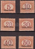 * 1903 Portó Mi 1 II-6 II (3 II 2 Rövid Fog / 2 Short Perfs) - Other & Unclassified