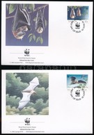 1993 WWF Denevérek Sor 4 Db FDC-n Mi 754-757 - Andere & Zonder Classificatie