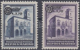 ** 1934 Forgalmi Sor Felülnyomással Mi 206-207 - Andere & Zonder Classificatie