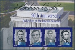 ** 2012 Abraham Lincoln Kisív Mi 5653-5656 + Blokkpár Mi 676-677 - Andere & Zonder Classificatie