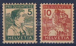 ** 1915 Pro Juventute Mi 128-129 - Other & Unclassified