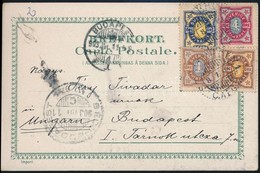 1903 Forgalmi Mi 50-53 Levelezőlapon - Other & Unclassified