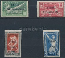 * 1924 Párizsi Nyári Olimpia Sor Felülnyomással Mi 227-230 - Other & Unclassified