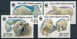 ** 1987 WWF: Jegesmedvék Sor Mi 5694-5697 + 4 FDC - Andere & Zonder Classificatie