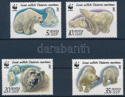 ** 1987 WWF: Jegesmedvék Sor Mi 5694-5697 + 4 FDC - Andere & Zonder Classificatie