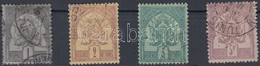 O 1897 Forgalmi Mi 1N-3N + 8N - Andere & Zonder Classificatie