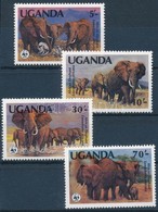 ** 1983 WWF: Afrikai Elefánt Sor Mi 361 A-364 A - Andere & Zonder Classificatie