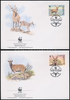 1995 WWF Kanadai Vadjuh Sor 4 FDC-n Mi 61-64 - Andere & Zonder Classificatie