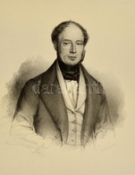 Cca 1839 August Selb (1812-1859): Azonosítatlan Férfi Portréja, Litográfia, Papír, Johann Höfelich,  Wien, 49×35,5 Cm - Prenten & Gravure