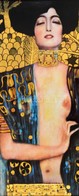 Goebel Klimt Falikép, Matricás, Jelzett, Fa Keretben, 37×15 Cm - Other & Unclassified