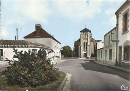 CPSM Sallertaine Le Rond-Point De L'Eglise - Other Municipalities