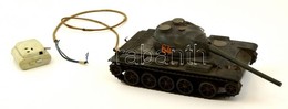 Retro Távirányítós Tank (T-64), Nem Müködik, Kis Sérülésekkel, H:27 Cm, 14×24 Cm - Andere & Zonder Classificatie