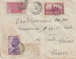 LETTRE COTE D'IVOIRE. 7 10 37. GRAND-BASSAM  POUR LA FRANCE - Lettres & Documents