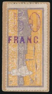 1902 Pozsony II. Mezőgazdasági Országos Kiállítás Levélzáró 50 Franc Felülbélyegzéssel - Unclassified