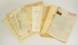 Cca 1920-1940 Kb 20 Db Régi Irat, Nagyrészt Okmánybélyegekkel - Zonder Classificatie