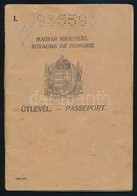 1929 A Magyar Királyság által Kiállított Két Fényképes, Meghosszabbított útlevél, Vízumokkal, Illetékbélyegekkel / Hunga - Zonder Classificatie