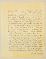 1980 Keresztury Dezső (1904-1996) író, Költő Saját Kézzel írt Levele Vas Zoltán (1903-1983) író, 56-os államminiszter Ré - Unclassified