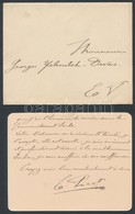 François Marie Denis Georges-Picot (1870-1951) Francia Politikus, Diplomata Saját Kézzel írt Levele / 
Autograph Letter  - Zonder Classificatie