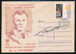 Jurij Alekszejevics Gagarin (1934-1968) Szovjet űrhajós Aláírása Emlékborítékon /

Signature Of Yuriy Alekseyevich Gagar - Other & Unclassified