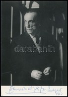 Eduardo De Filippo (1900-1984) Olasz író Saját Kézzel Aláírt Fotója / Autograph Signed Photo 11x15 Cm - Other & Unclassified