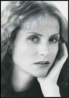 Isabelle Huppert (1953-) Francia Színésznő Aláírt Fotója  / Autograph Signature On Photo 10x15 Cm - Other & Unclassified