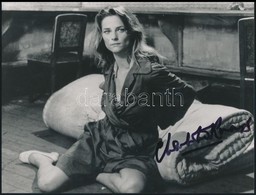 Charlotte Rampling (1946-) Angol Színésznő Aláírt Fotója  / Autograph Signature On Photo 16x21 Cm - Other & Unclassified