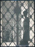 Dénes Imre: Sziluett. Vintage Fotóművészeti Alkotás, Hátoldalán Feliratozva, 24x18 Cm - Andere & Zonder Classificatie