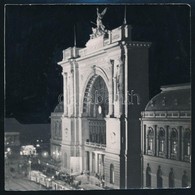 Cca 1938 Vadas Ernő (1899-1962): Budapest, Keleti Pályaudvar, Hátoldalon Feliratozott Fotó, A Hungária Magazin Pecsétjév - Other & Unclassified