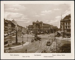 Cca 1900 Budapest, A Keleti Pályaudvar, Csiky Fotó, Feliratozva, 15×19 Cm - Other & Unclassified