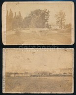 Cca 1862 Pozsonyi Látképek és 1 Db Portré, 4 Db Fénykép Kozics Ede Pozsonyi Műterméből, 10,5×6,5 Cm - Other & Unclassified