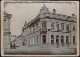 Cca 1890-1900 Keszthely, Hungária Szálloda, Keményhátú Fotó, 13x18 Cm - Andere & Zonder Classificatie