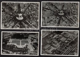 Cca 1940 Párizs Német Katonai Légi Felvételeken 5 Db Légifelvétel / Luftgaukommando 5 Birds Eye View Of Paris 17x12 Cm - Andere & Zonder Classificatie