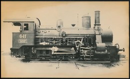 Cca 1920-1930 Ganz-mozdony, Fotó, 10,5×18 Cm - Andere & Zonder Classificatie