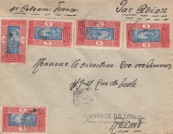 LETTRE DAHOMEY. 30 7 37. GRAND-POPO  POUR LA FRANCE - Brieven En Documenten