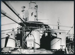A Bodrog Monitor, A Dunai Flottila Hajójának Lövegtornyai, Az 1980-as években Eredeti Negatívról Előhívott Másolat, 13×1 - Andere & Zonder Classificatie