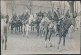 1919 Francia Megszálló Katonák Angyalföldön (Bp., XIII.) / 1919 French Occupying Soldiers In Budapest 17x24 Cm - Andere & Zonder Classificatie