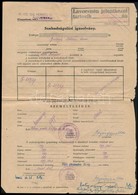 1942 Katonai Menetlevél Hitelezett Vasúti (hajó, Társasgépkocsi) Utazásra + Szabadságolási Igazolvány, Budapest-Lavocsne - Other & Unclassified