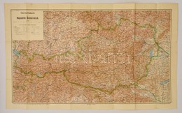 1920 Deutschösterreich / Ausztria Térképe. Érdekessége, Hogy Sopron és A Környező Települések Még Ausztria Részeként Van - Andere & Zonder Classificatie